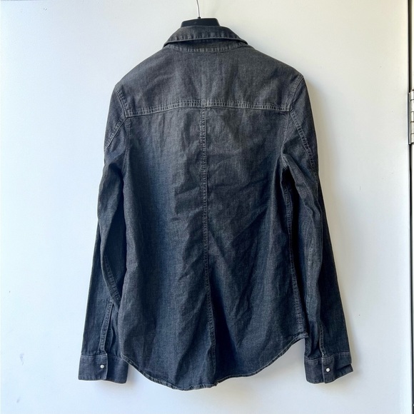 Calvin Klein Chambray Button Down Shirt - Grey - Size S - Picture 2 of 10